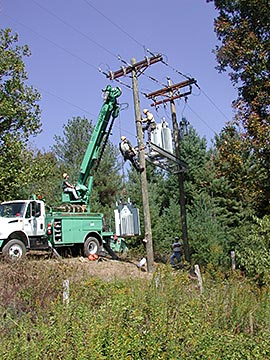 Replacing a Power Line